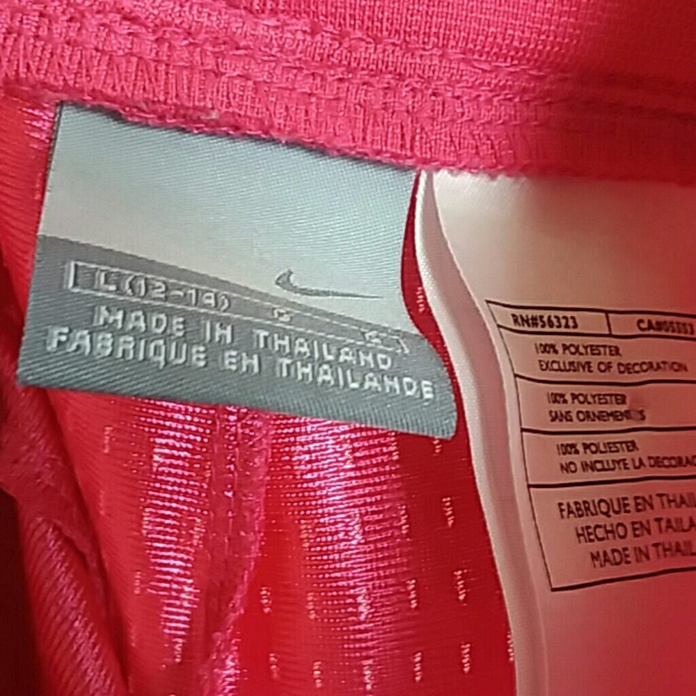 Pink and white Nike Athletic Shorts - Picture 5 of 6